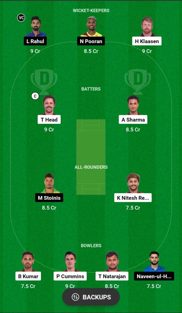 SRH vs LSG Dream11 Prediction